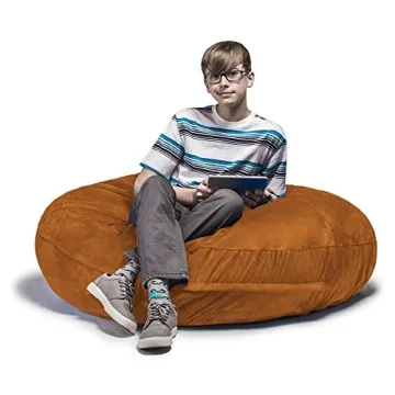 Jaxx Cocoon Jr. Kids Bean Microsuede Bag, Multi-Positional & Durable