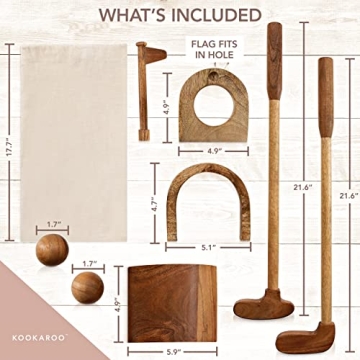 KOOKAROO Toddler Golf Set - Perfect Gift for Ages 1-6