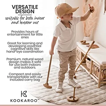 KOOKAROO Toddler Golf Set - Perfect Gift for Ages 1-6