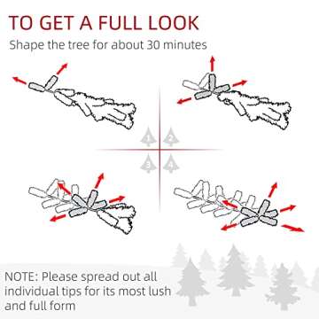 HOMCOM 6' Slim Pencil Christmas Tree for Small Spaces