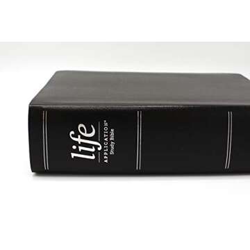 Life Application Study Bible NIV, Large Print, Bonded Leather