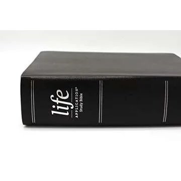 Life Application Study Bible NIV, Large Print, Bonded Leather