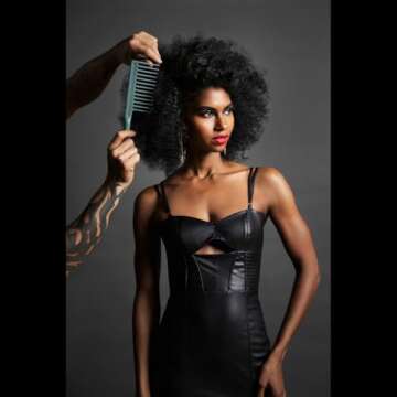 Fromm Professional Curl Studio Shower Detangler 9" Wide Tooth Comb for Detangling Wet, Curly, Kinky, Coily, Textured Hair with Ergonomic Handle