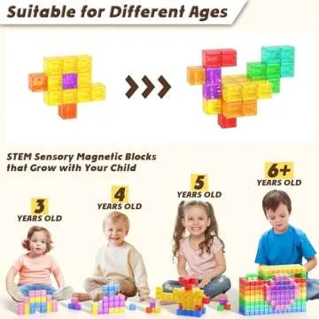Apluses 45PCS Magnetic Blocks - Fun & Educational Toys for Kids