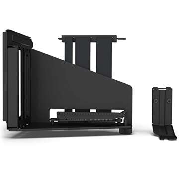 NZXT Vertical GPU Mounting Kit - Premium Sturdy Steel GPU Holder with 175 mm PCIe 4.0 Riser Cable