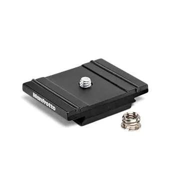 Manfrotto 200PL Plate in Aluminium, for Camera Tripods, Lightweight and Compact, Easy and Quick Set ...
