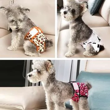 wegreeco Washable Female Dog Diapers Pack of 3