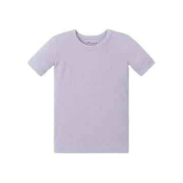 AVAUMA Newborn Baby Little Boys Girls Snug-Fit Pajamas Summer Short Sets Pjs Kids Clothes (XL/Purple...