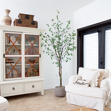 Lifelike 8ft Citrus Artificial Tree - Nearly Natural