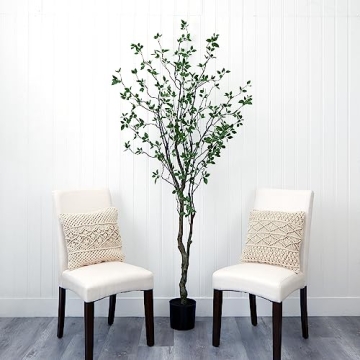 Lifelike 8ft Citrus Artificial Tree - Nearly Natural