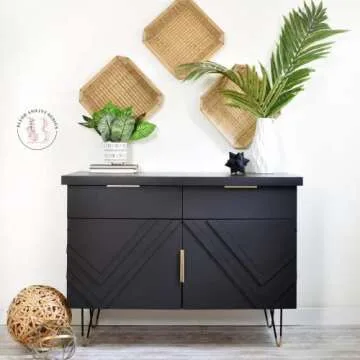 Dixie Belle Caviar Chalk Mineral Paint 16oz Matte Black