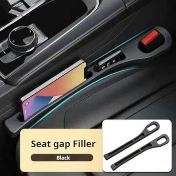No Drop Seat Guard – 2pcs Set Car Seat Side Gap Filler Organizer