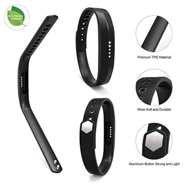 Wekin Fitbit Flex 2 Replacement Wrist Band Pack