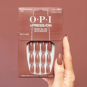 OPI xPRESS/ON El Mat-Adoring You Long Almond Press On Nails