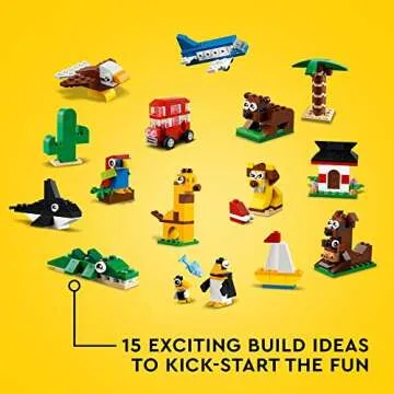 LEGO Classic Around The World 11015 Building Toy Set for Preschool Kids, Boys, and Girls Ages 4+ (950 Pieces)