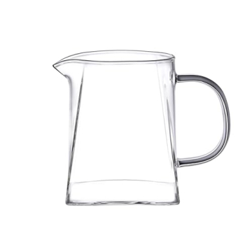 I-MART Elegant Mini Glass Pitcher for Milk & Tea