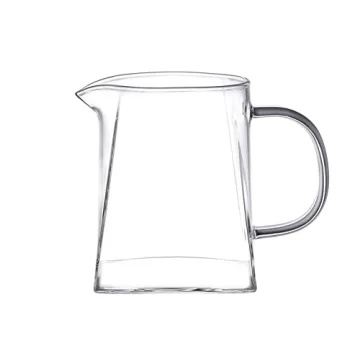 I-MART Elegant Mini Glass Pitcher for Milk & Tea