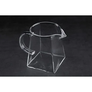 I-MART Elegant Mini Glass Pitcher for Milk & Tea