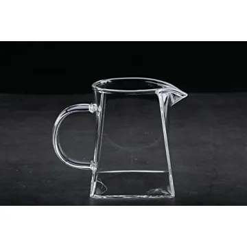 I-MART Elegant Mini Glass Pitcher for Milk & Tea