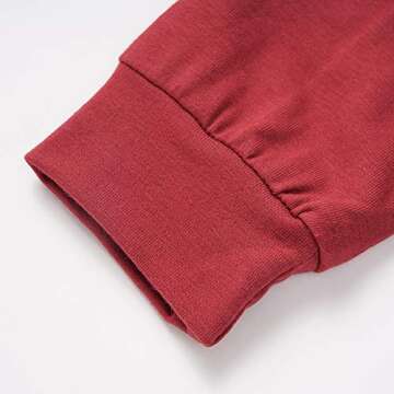 Happy Town 2PCS Toddler Baby Girls Clothes Ruffle Long Sleeve T-Shirt Tops+ Flare Pants Autumn Outfits for Girls (Ruffle Top+Flare Pant, 2-3T)