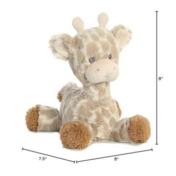Aurora® Snuggly Loppy Giraffe™ Loppy Baby Stuffed Animal - Comforting Companion - Imaginative Play - Brown 11 Inches