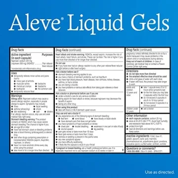 Aleve Liquid Gels – Effective Pain Relief & Fever Reducer