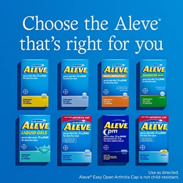 Aleve Liquid Gels – Effective Pain Relief & Fever Reducer
