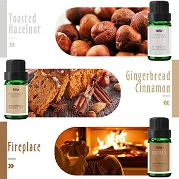 MitFlor Winter Essential Oil Set - Perfect Holiday Aroma Gift