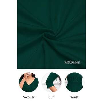 Nmoder Women's Flared Midi Dress for Weddings and More