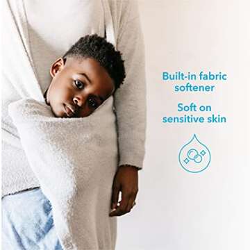 ECOS 2X Hypoallergenic, Non-Toxic, Magnolia Lily, Loads, Bottle by Earth Friendly Products, Magnolia, Magnolia, Lily, Liquid Laundry Detergent, 100 Fl Oz (Pack of 2), Magnolia,Lily, 200 Fl Oz