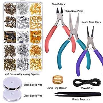Anezus Jewelry Repair Kit: Complete Tools for Jewelry Crafting