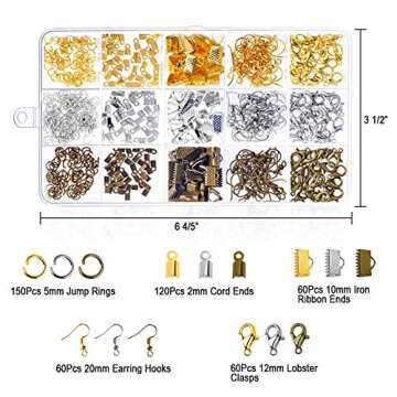 Anezus Jewelry Repair Kit for DIY Jewelry Making