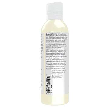 NOW Foods Solutions, Shea Nut Oil, Multi-Purpose Intense Moisturizing Oil for Skin, Scalp and Hair, 4-Ounce