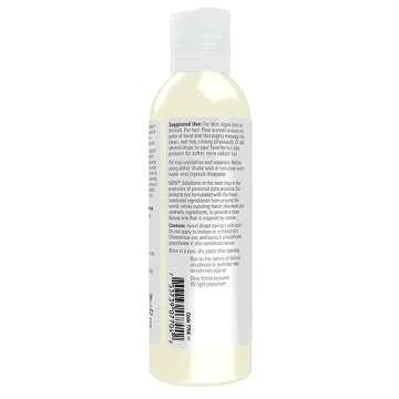 NOW Foods Solutions, Shea Nut Oil, Multi-Purpose Intense Moisturizing Oil for Skin, Scalp and Hair, 4-Ounce