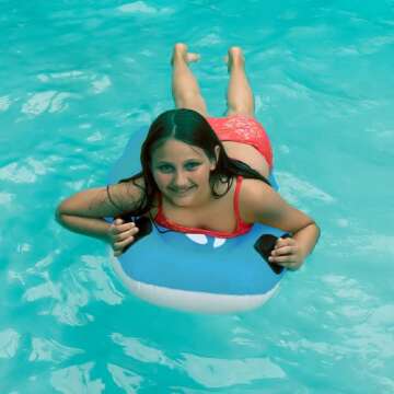 2 Pack Inflatable Boogie Boards - Water Safety & Fun for Kids