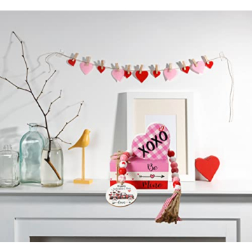 Charming Hrency Valentines Day Decor Faux Books for Home