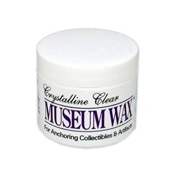 QuakeHOLD Crystalline Clear Museum Wax 2 oz. [PACK OF 3 ]