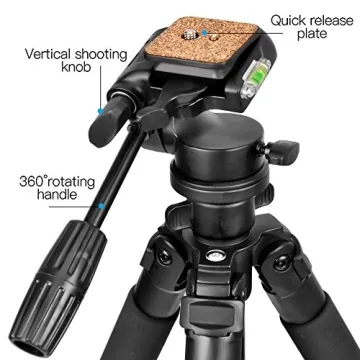 Gosky Tripod - Portable 61-inch Sturdy Support for Cameras