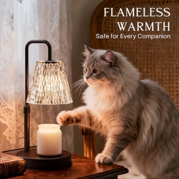 Dimmable Candle Warmer Lamp with Timer for Safe Fragrance