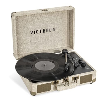Victrola Journey+ Signature Turntable Record Player - 33-1/3, 45 & 78 RPM Suitcase Vinyl Record Play...