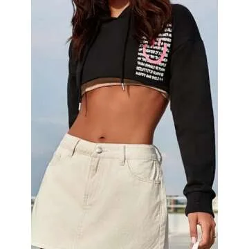 Floerns Women's Causal High Waist Raw Hem Pocket Denim Jean Short Skirt Beige M