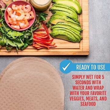 Best of Thailand Brown Rice Paper Wraps | Gluten-Free & Vegan