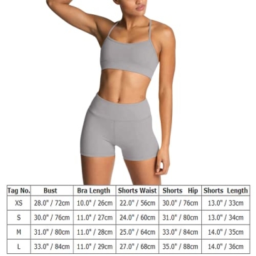 IWEMEK Women's 2 Piece Yoga Outfit with Adjustable Support