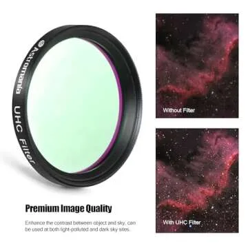 Astromania 2" UHC Filter - Enhance Nebula Viewing Experience