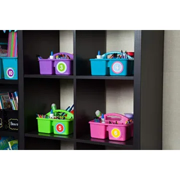 Teacher Created Resources Colorful Portable Storage Caddies