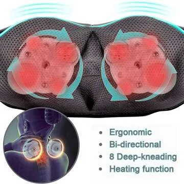 Shiatsu Neck Shoulder Massager with Heat Gift