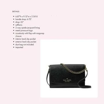 Kate Spade Carson Crossbody Handbag - Stylish & Convertible