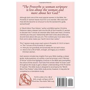 Worth More Than Rubies: A Grace-filled Bible Study on the 7 Virtues of the Proverbs 31 Woman