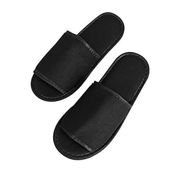 Portable Travel Slipper Spa Hotel Open Toe Sandals Non Disposable Foldable Shoes Guest Indoor House Room Business Trip Party Washable Footwear with Bags