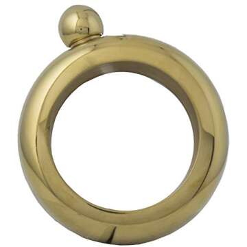 Maxam Bracelet Flask: Stylish Stainless Steel Drink Holder